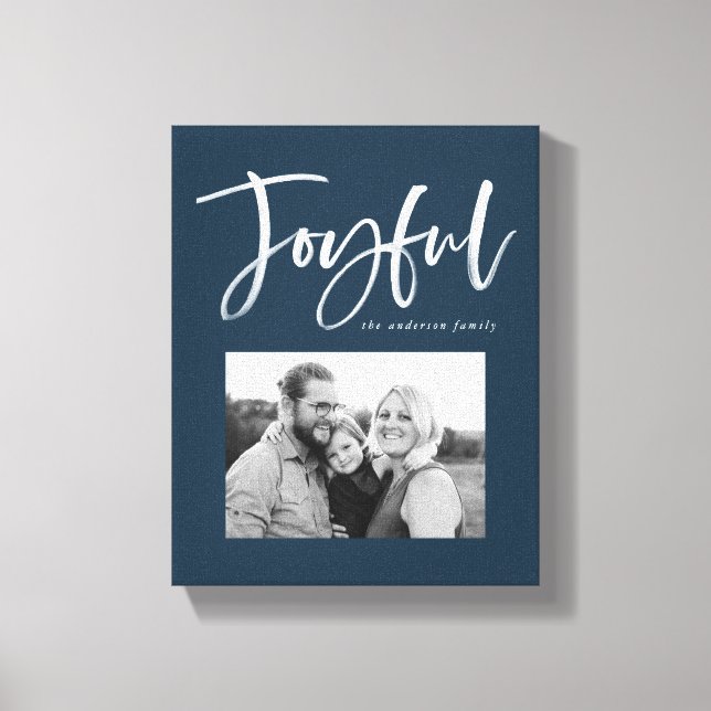 Toile Joyeux Script | Nuit (Recto)