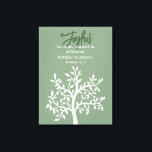 Toile Joyeux Verse de la Bible et arbre simple<br><div class="desc">Joyeux Verset Bible et simple toile d'arbre Imprimer</div>
