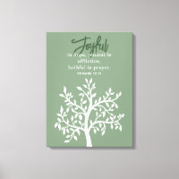 Joyeux Verse de la Bible et arbre simple