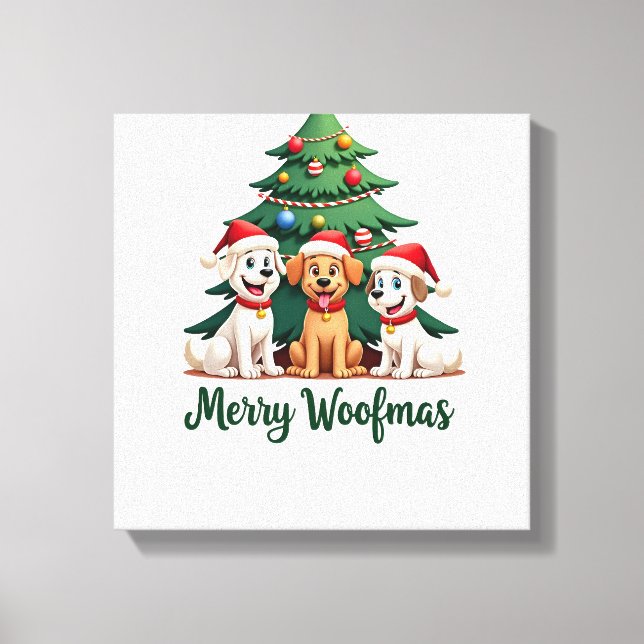 Toile Joyeux Woofmas (2) (Recto)