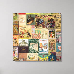 TOILE JSBC2 LIVRE COUVRE LIVRES COLLECTION COLORÉE A