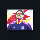 Toile Jude Bellingham Wpap Pop Art<br><div class="desc">Jude Bellingham Wpap Pop Art</div>