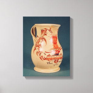 Toile Jug, Leeds, c.1770