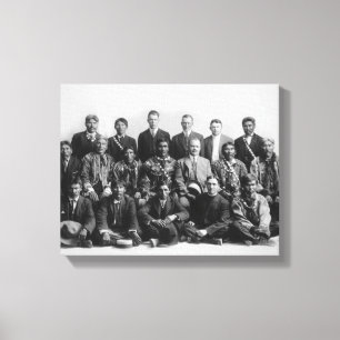 Toile Juge Wickersham et Conseil de chefs indiens