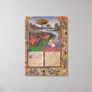 Toile Julius César Traversant le Rubicon, vers 1470