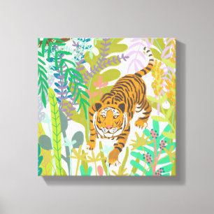 Toile Jungle Roar - Tigre
