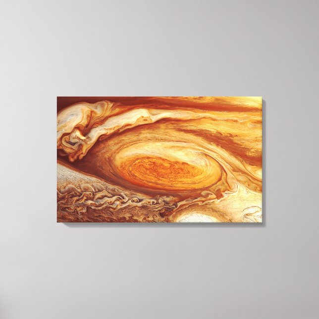 Toile Jupiter "Great Red Spot" 24x16 Canvas Art (Recto)