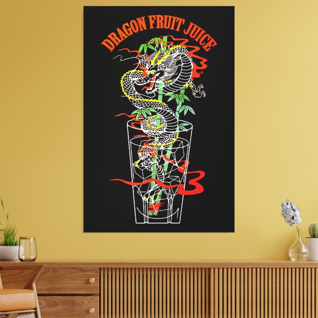 Toile Jus de fruit du dragon (Insitu(Salon))