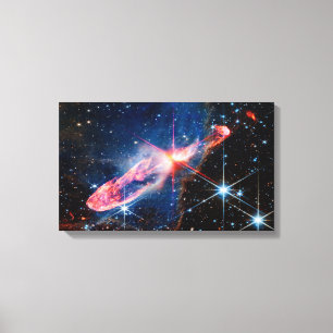 Toile JWST Herbig-Haro 46/47 Étoiles en formation active