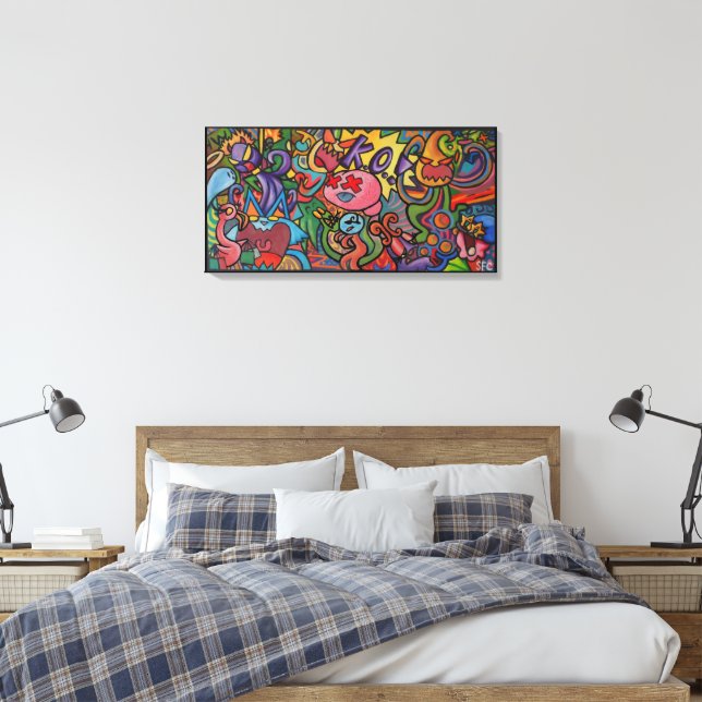 Toile K.O. par Squid Fear City (2.5) (Insitu(Chambre))