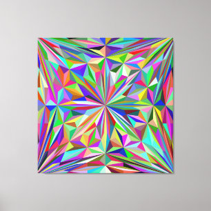 Toile kaléidoscope Abstrait