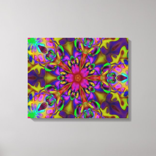 Toile Kaleidoscope Apophyse Fractage Art - II (Recto)