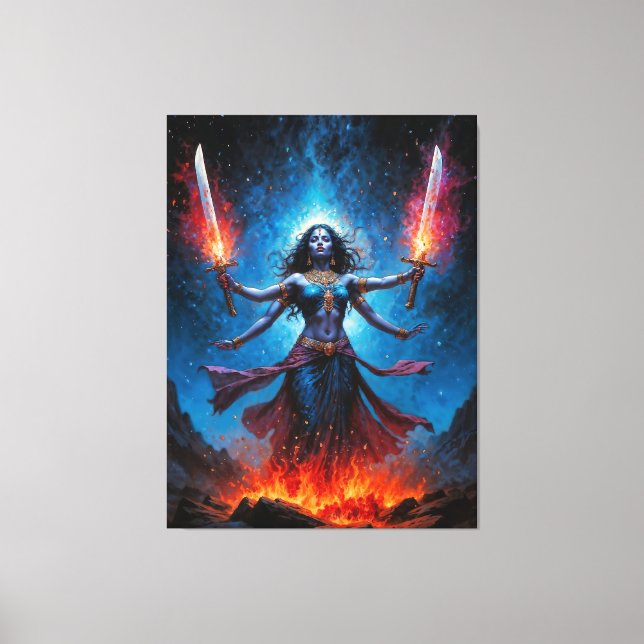 Toile Kali ascendant (Recto)