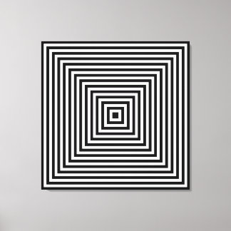 Toile Kalidascope noir blanc