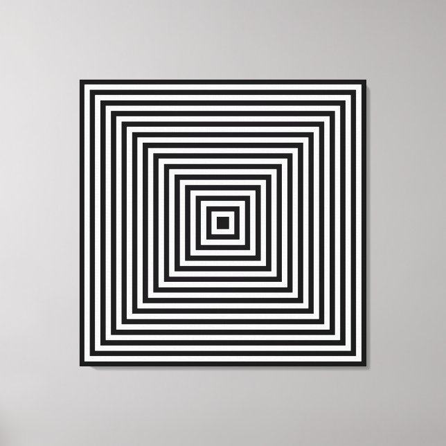 Toile Kalidascope noir blanc (Recto)
