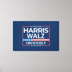 Toile Kamala Harris et Tim Walz 2024