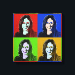 Toile Kamala Harris Pop Art (Rouge, Bleu, Vert, Jaune)<br><div class="desc">Political Pop Art Gear et Political Gifts from PolitiClothes.com & PolitiCardz.com Trouvez les cadeaux politiques et électoraux les plus uniques, y compris : T-shirts politiques, Stickers politiques, Boutons politiques, Affiches politiques, Épingles politiques, Cartes politiques, Mugs politiques, Affiches politiques, Signes politiques et plus encore! Art politique et équipement : http://www.PolitiClothes.com Cartes...</div>