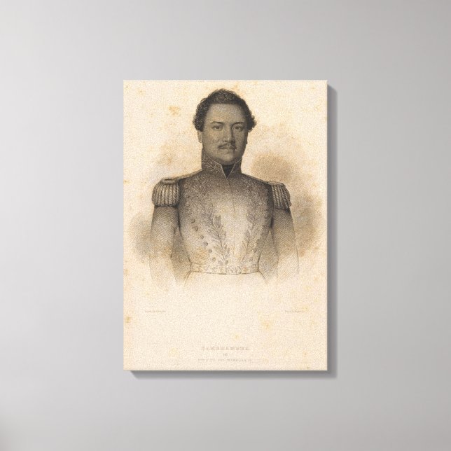 Toile Kamehameha, Hawaii (Recto)