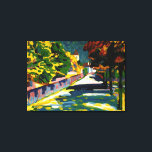 Toile Kandinsky - Automne en Bavière<br><div class="desc">Automne en Bavière,  tableau de Wassily Kandinsky. Cette oeuvre est du domaine public dans son pays d'origine et dans d'autres pays et domaines où la durée du droit d'auteur est la vie de l'auteur plus 70 ans ou moins</div>