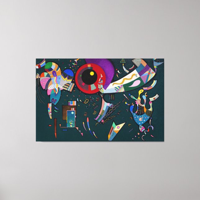 TOILE KANDINSKY - AUTOUR DU CERCLE - 1940 - (Recto)
