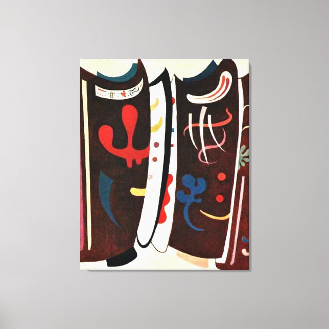 Toile Kandinsky - Brun avec Supplément (Recto)