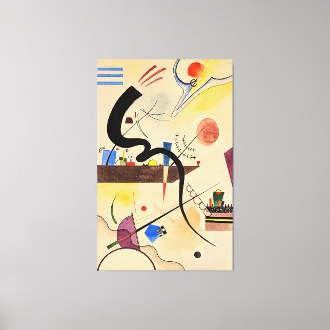 Toile KANDINSKY - CALM BEND - 1924 - Bauhaus - (Recto)