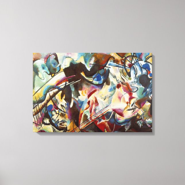 Toile Kandinsky Composition VI Peinture Abstraite (Recto)
