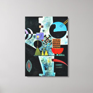 Toile Kandinsky - Croix, art abstrait