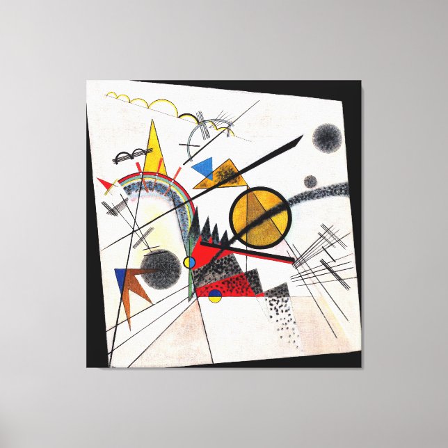 Toile KANDINSKY - DANS LE CARRÉ NOIR - 1923 - Bauhaus - (Recto)