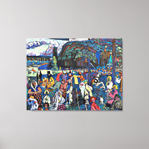 Toile Kandinsky - Das Bunte Leben (La Vie Colorée)
