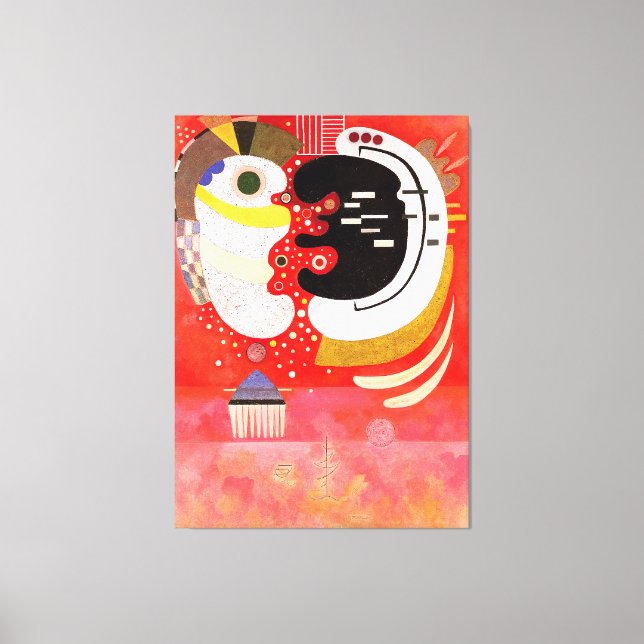 Toile KANDINSKY - ENTRE (Entre deux) - 1934 - (Recto)