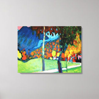 Toile Kandinsky - Étude d'automne à Oberau, art vintage