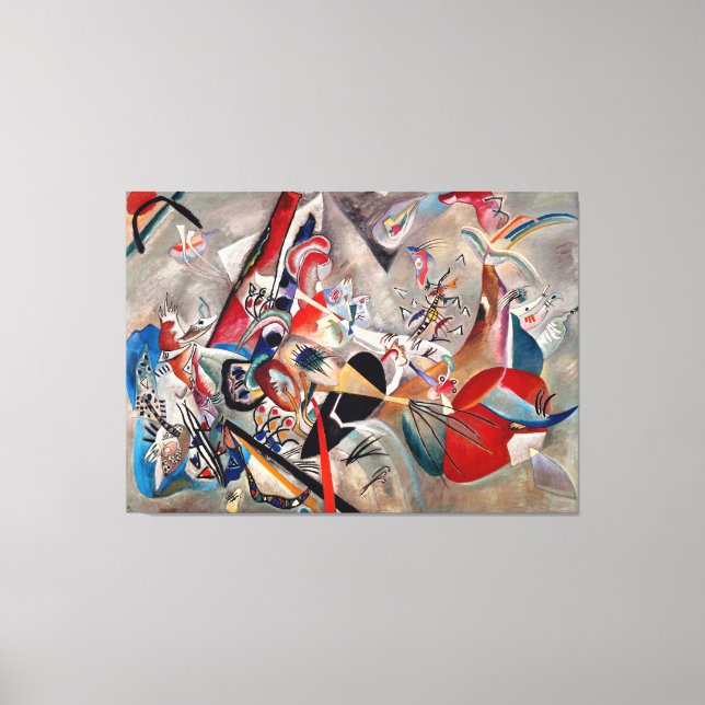 Toile KANDINSKY - IN THE GREY (Dans le Gris) - 1919 - (Recto)