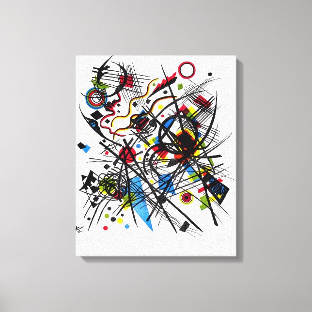 Toile KANDINSKY Lithographie fur die Vierte Bauhausmappe (Recto)