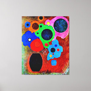 Toile Kandinsky - Noir croissant