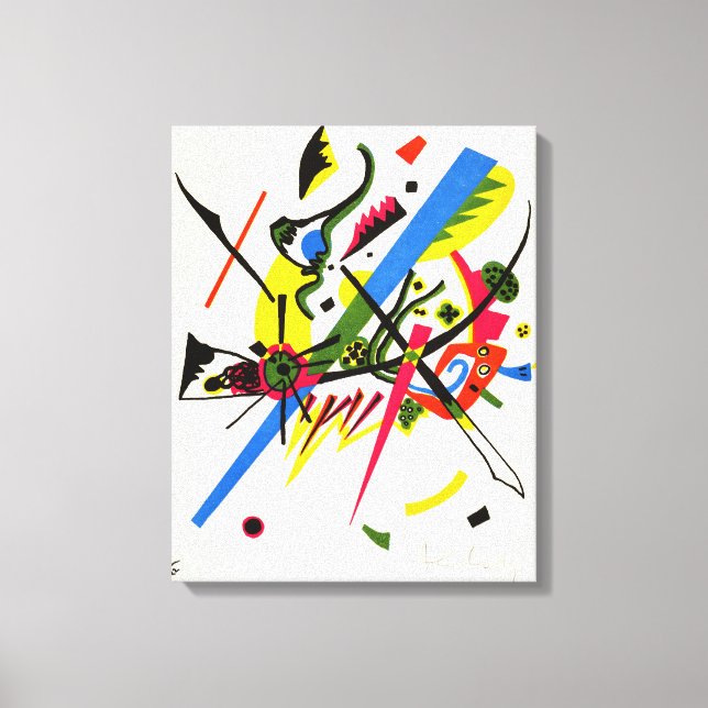 Toile KANDINSKY - PETITS MONDES I - 1922 - Bauhaus - (Recto)