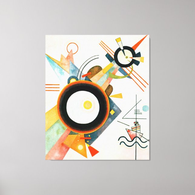 TOILE KANDINSKY - PHOTO AVEC FORMES DE FLÈCHE - 1923 - (Recto)