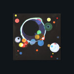 Toile Kandinsky - Plusieurs cercles<br><div class="desc">Wassily Kandinsky fanys peinture,  plusieurs cercles</div>