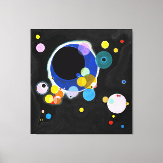 Toile KANDINSKY - PLUSIEURS CERCLES - 1926 - Bauhaus -