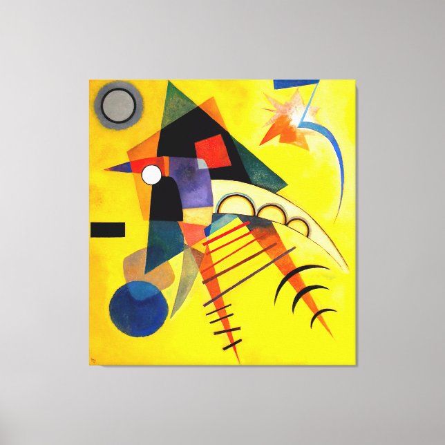 Toile KANDINSKY - POINT BLANC (Weißer Punkt) - 1925 - (Recto)