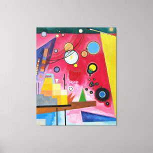 Toile KANDINSKY - ROUGE ÉPAIS (Schweres Rot) - 1924 -