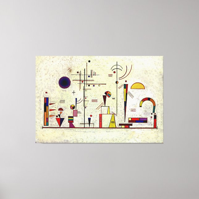 Toile Kandinsky - Sérieux Amusants (Recto)
