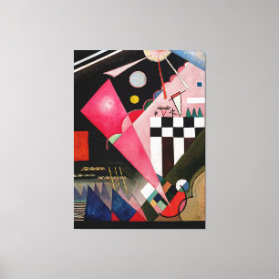 Toile KANDINSKY - SHARP CALM PINK (Scharfruhiges Rosa) -