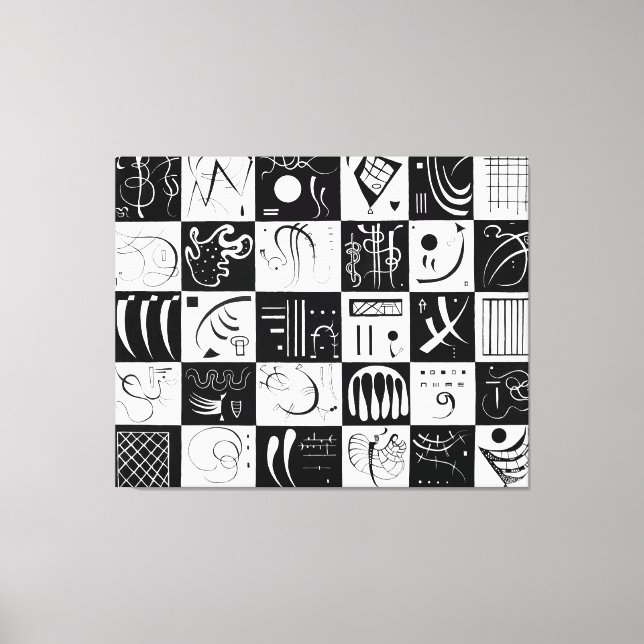 Toile KANDINSKY - TRENTE (Dreißig - Trente) - 1937 - (Recto)