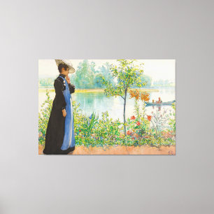 Toile Karin at the Shore par Carl Larsson (1908)