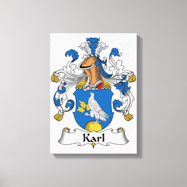Toile Karl Family Crest (Recto)