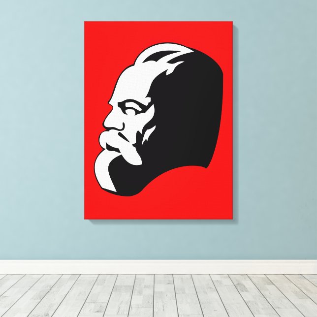 Toile Karl Marx, communisme, socialisme, Union soviétiqu (Insitu (Plancher de Bois))