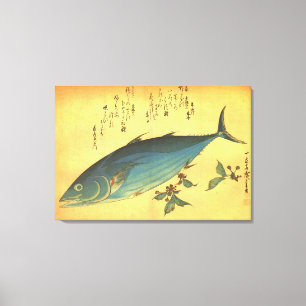 Toile Katsuo (Thon de Skipjack) - Poisson coloré de Hiro