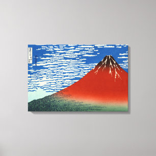 Toile Katsushika Hokusai - Vent fin, matin clair