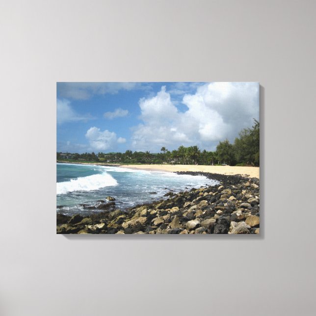 Toile Kauai Ocean Scene Canvas (Recto)